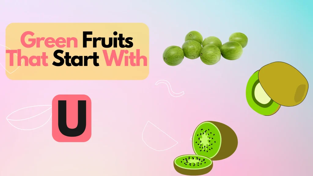 Green Fruits That Start With Letter U