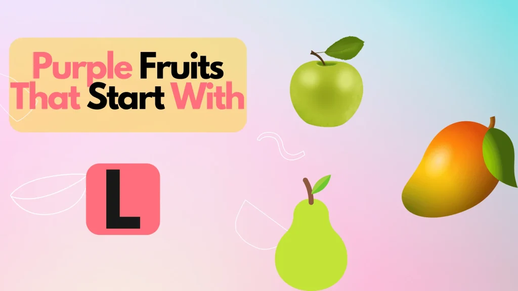 Purple Fruits That Start With Letter L