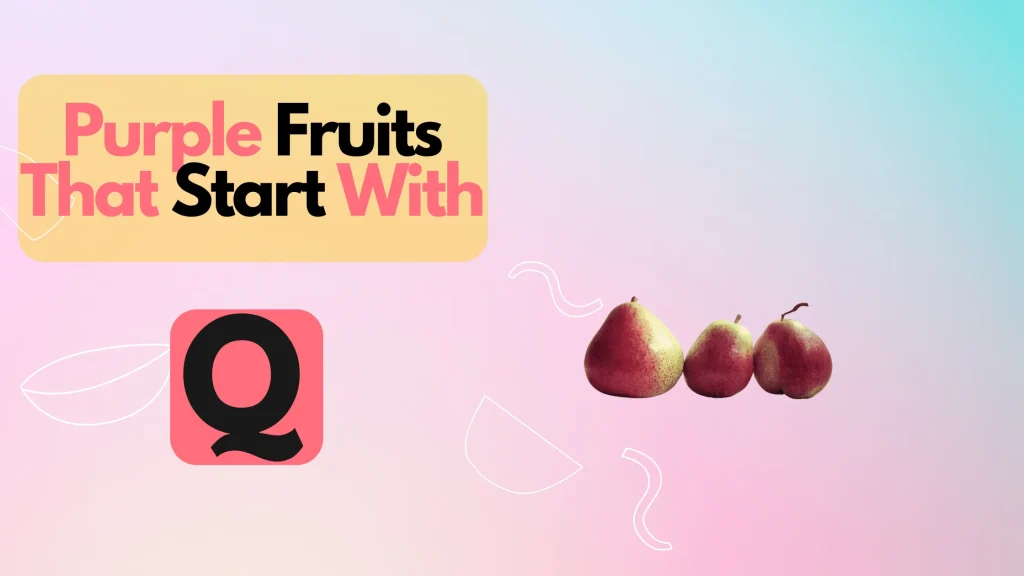 Purple Fruits That Start With Letter Q