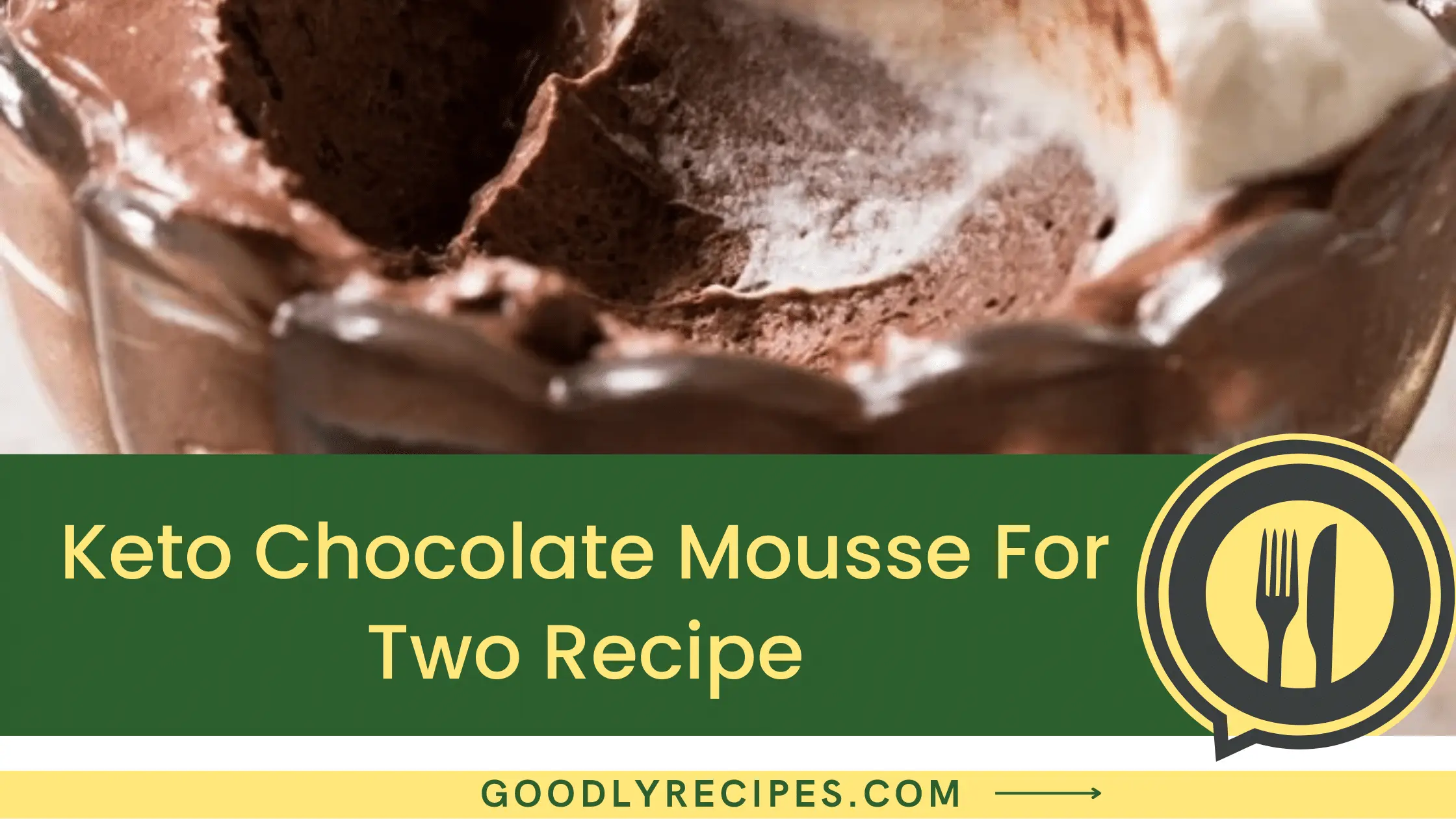 Keto Chocolate Mousse For Two Recipe